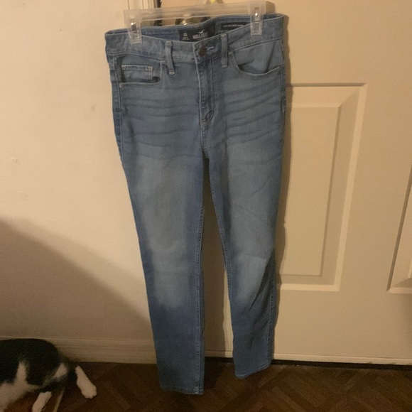 blue high rise super skinny jeans - Picture 1 of 4